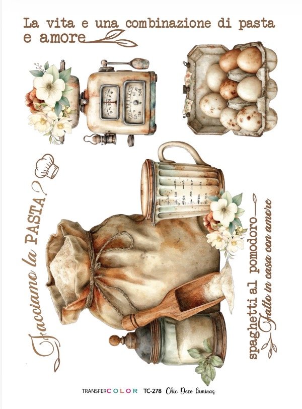 Producto - TransferCOLOR A4 TC 278 COCINA