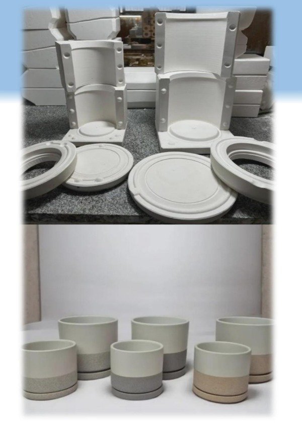 Producto - Molde Maceta Cilindro + platito - 1