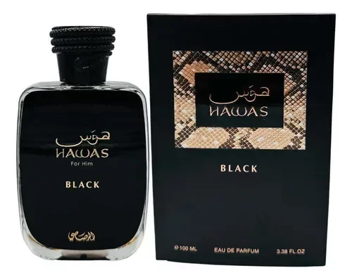 Producto - PERFUME ARABE - HAWAS BLACK RASASI 100 ML
