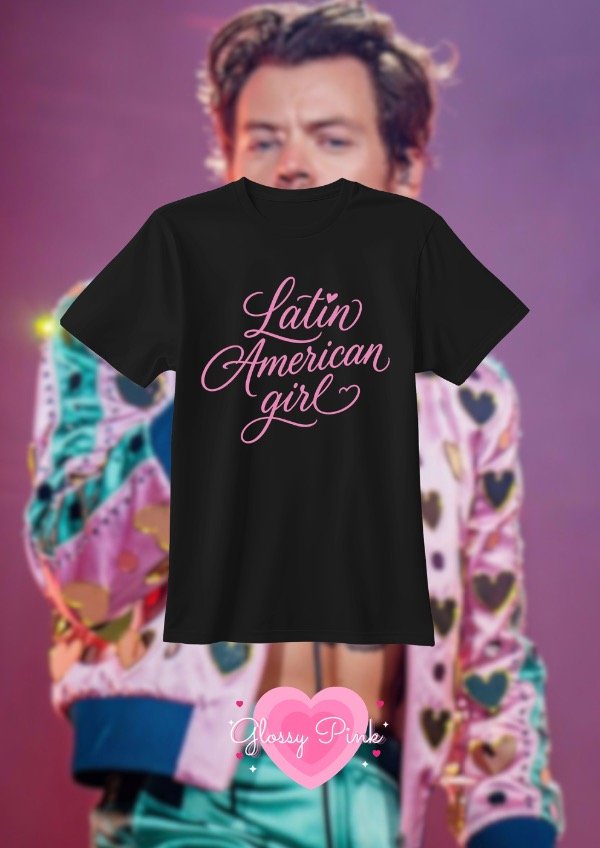 Producto - Remera Latín American Girls rosa - DTF