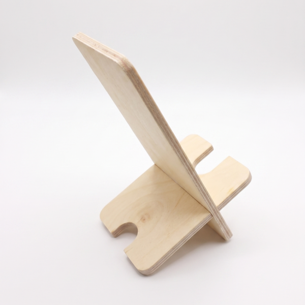 Producto - Soporte para celular Madera Guatambú - 1