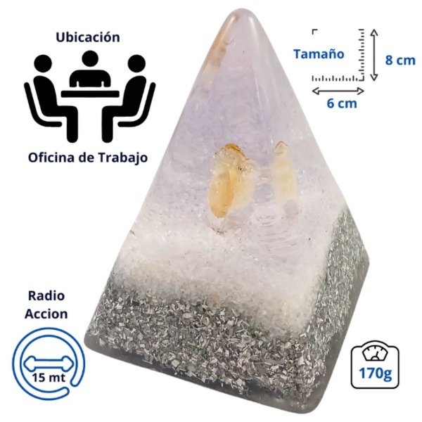 Producto - Pirámide Aurea chica cristal de Citrino