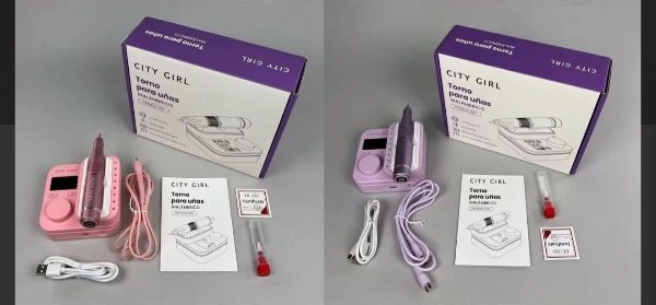 Producto - Torno city girl lila y rosa