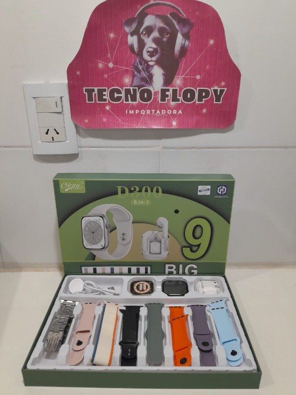 Producto - Reloj smart 8 mallas y auricular