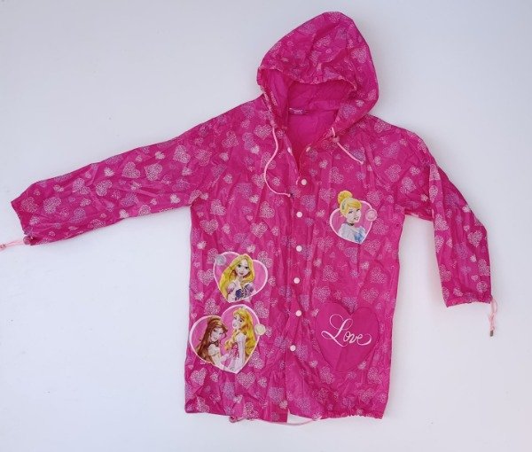 Producto - PILOTO DE LLUVIA MARCA DISNEY PRINCESAS TALLE 10