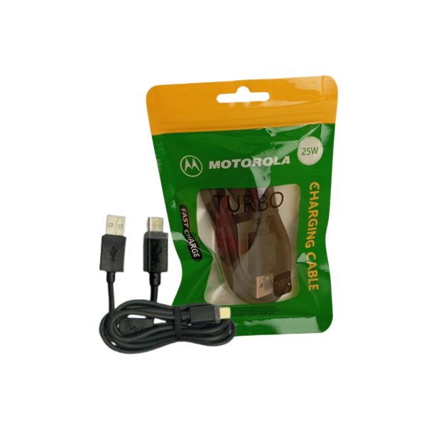 Producto - CB130 CABLE MOTOROLA CARGA RAPIDA TIPO C EN BOLSA
