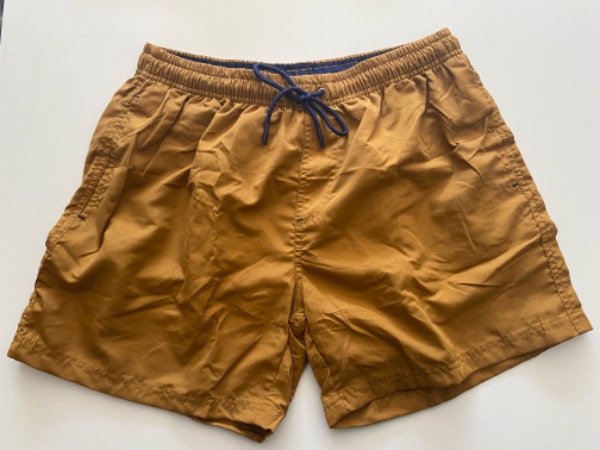 Producto - Short Importado Liso Mostaza Talle M