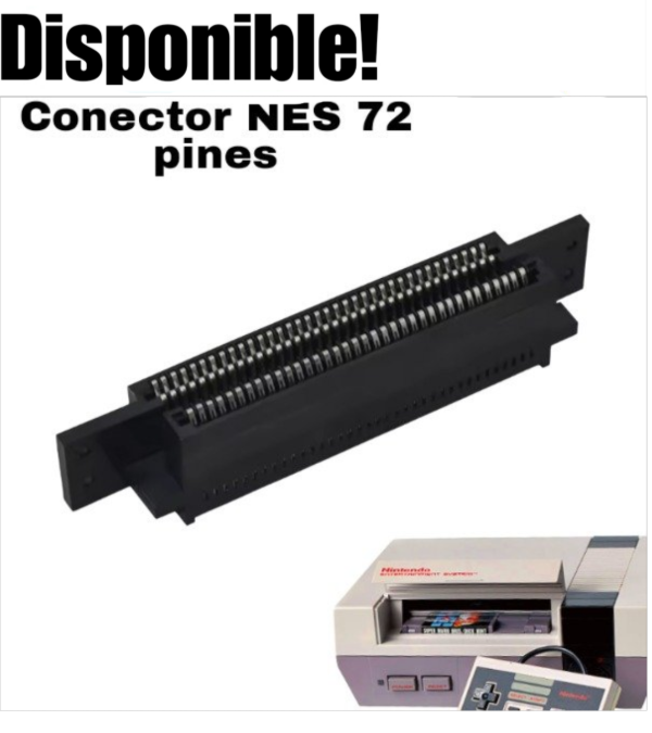 Producto - Slot Nintendo NES 72 Pines Repuesto Nuevo