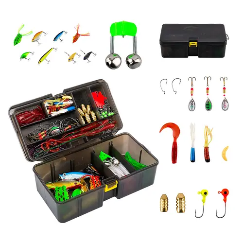 Producto - Kit Accesorios de Pesca 168 Piezas  Caja  -Gadnic (FISH0006)
