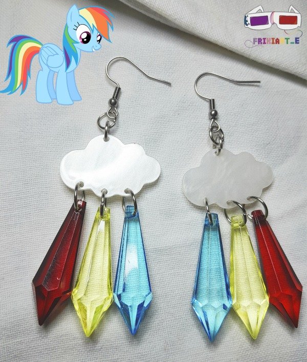 Producto - Aros Rainbow Dash