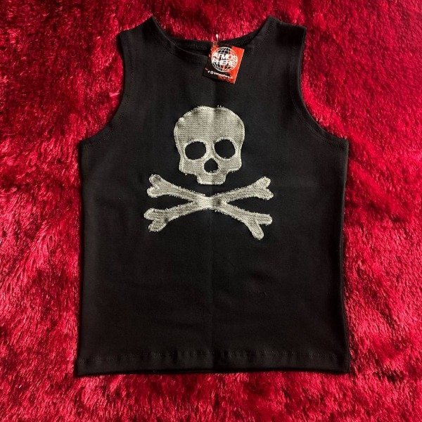 Producto - TOP SKULL NEGRO