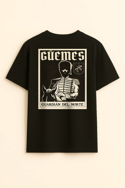 Producto - Güemes, Guardián del Norte (Negra Clásica Hombre Dorsal)