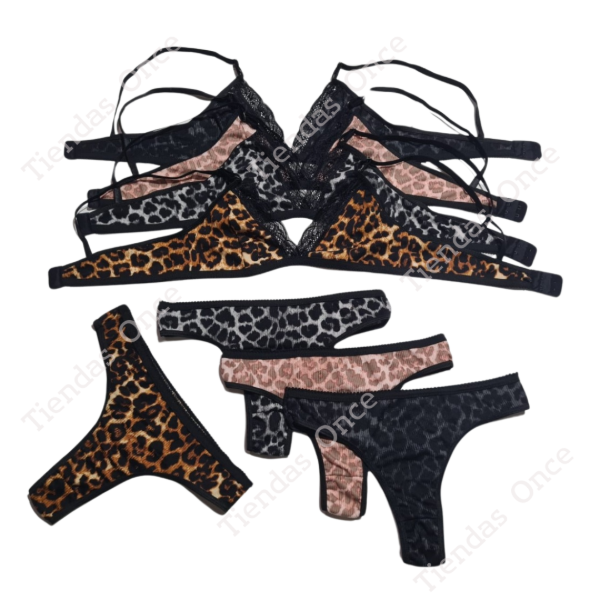 Producto - Conjunto bralette animal print - Por docena