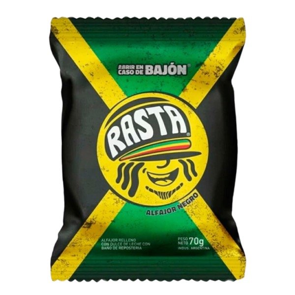 Producto - Alfajor Rasta Negro 70g