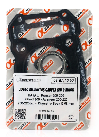 Producto - JUNTAS DE CABEZAL BAJAJ ROUSER 220  - ALFA