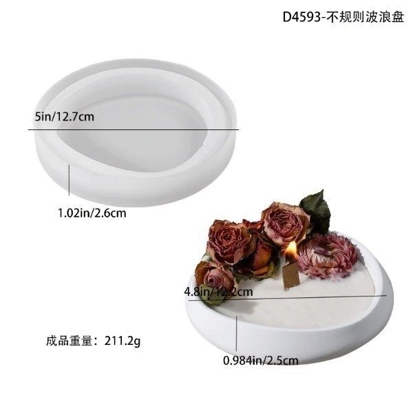 Producto - Cuenco base bajo  3200 Molde de silicona