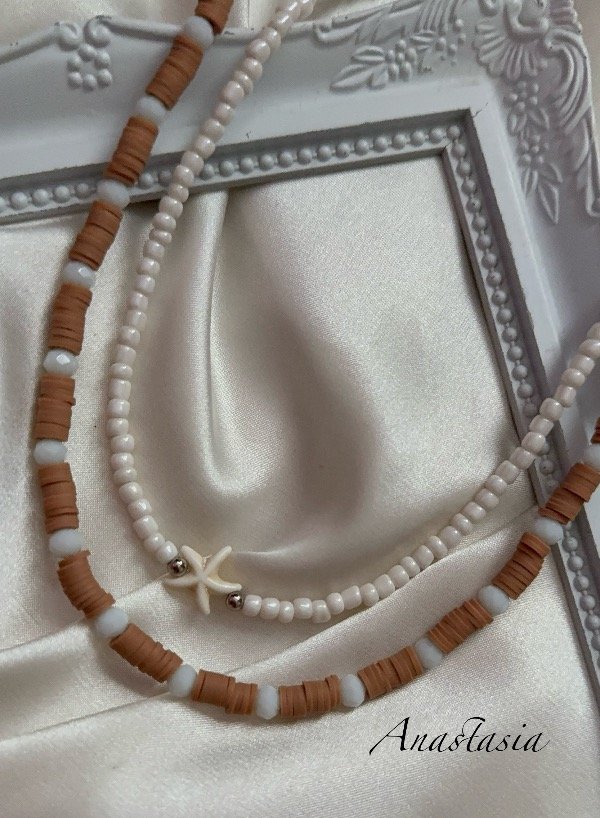 Producto - Collar Chocolate y piedras de roca