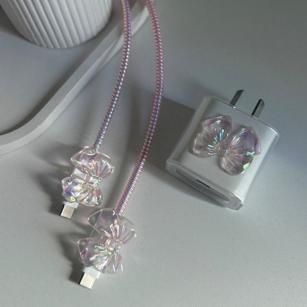 Producto - Protector de cargador Crystal Lazo ROSA