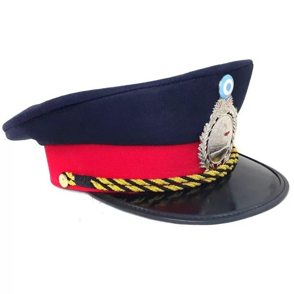 Producto - Gorra de Gala para Bomberos Suboficial Superior Escudo Dorado