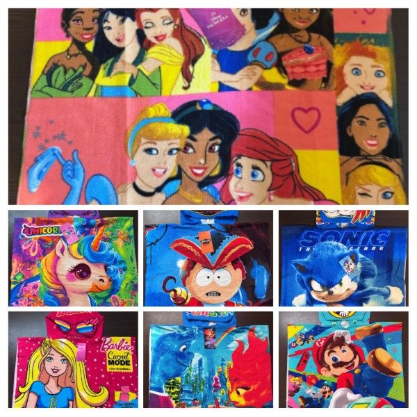 Producto - 12 Ponchitos de Microtoalla