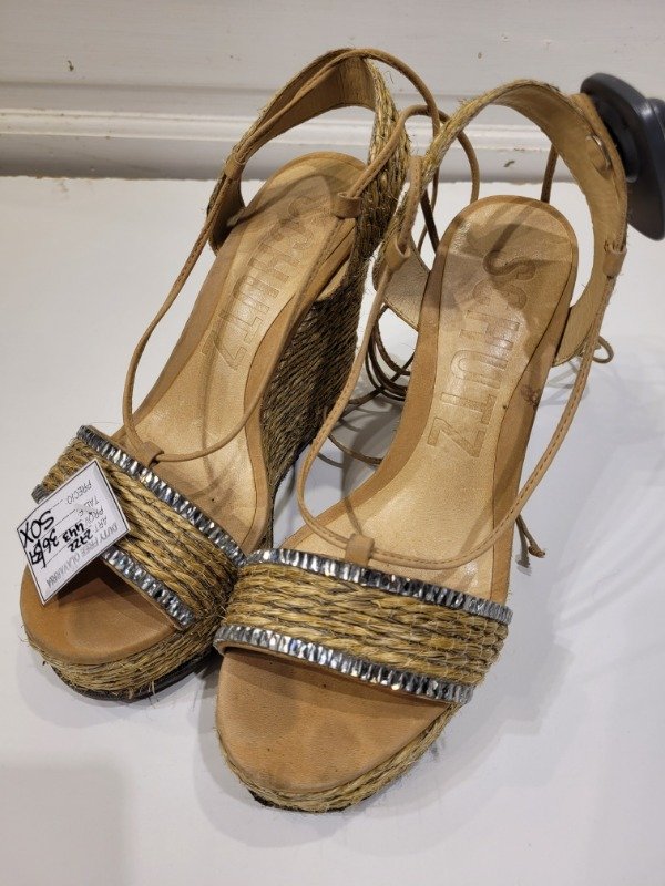 Producto - Sandalias SCHUTZ de yute y brillos Talle 36/37 - PRECIO: 50X