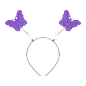Producto - Vincha mariposa lila - 1