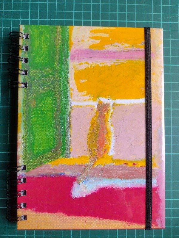 Producto - Cuaderno A6 Rayado El Gato y el Atardecer