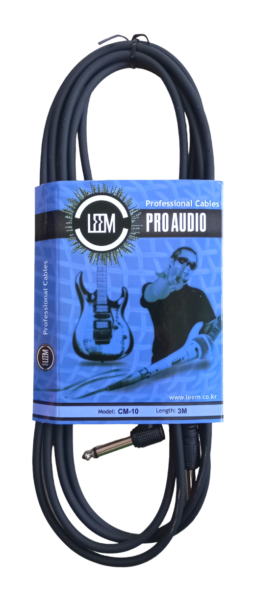 Producto - Cable instrumento 3 MT. Leem plug plástico