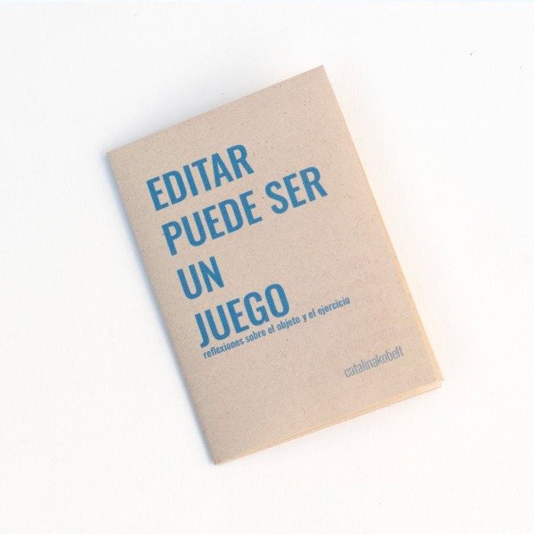 Producto - Editar puede ser un juego