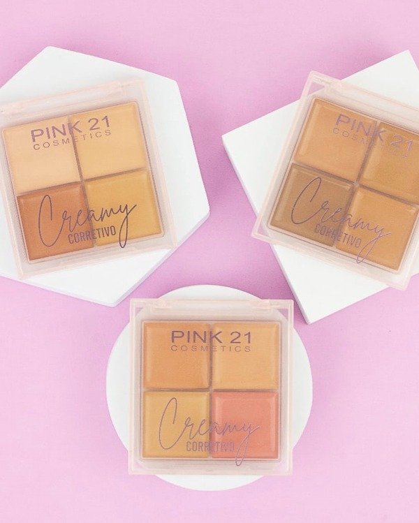 Producto - Correctores en crema alta cobertura Creamy Pink 21