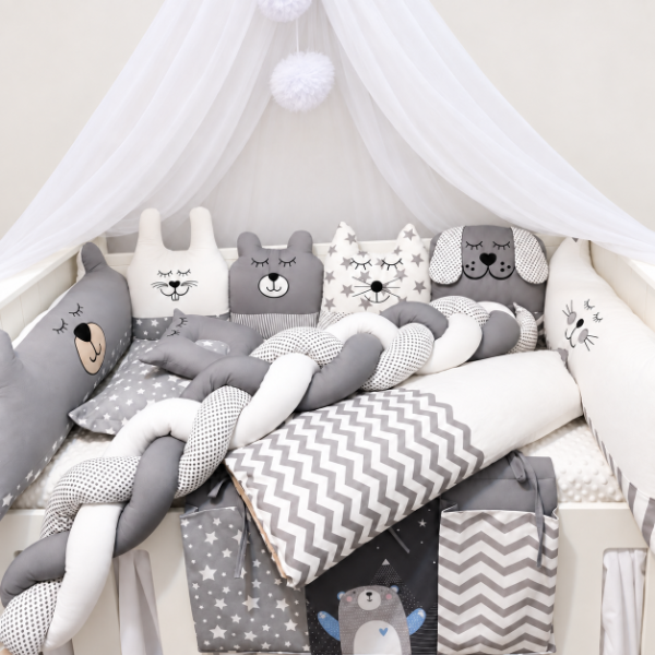 Producto - Set de Chichoneras para Cuna Alexander Animalitos Nórdicos - 3