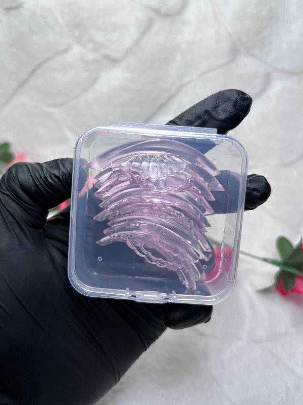 Producto - Bigudíes rosa gliter