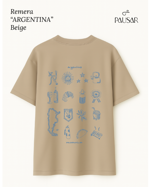 Producto - Remera ARG Oversized Niño DDL talle 12
