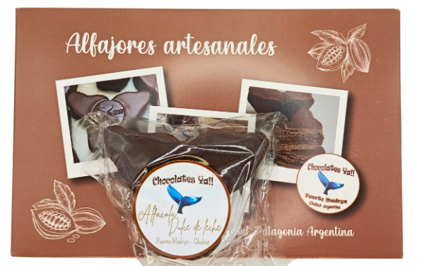 Producto - Alfajores Chocolates Ya!!! con forma de Cola de Ballena