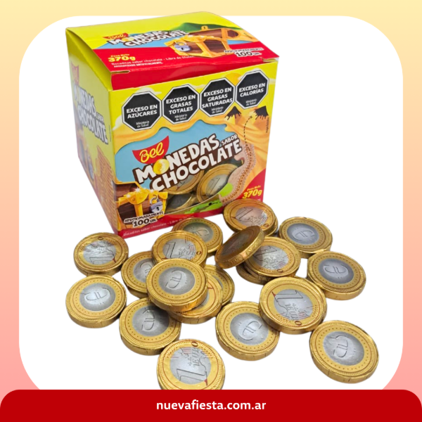 Producto - Monedas de chocolate BEL 100u