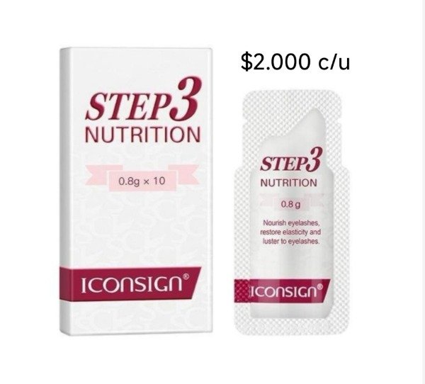 Producto - Nutrición lifting iconsign sobre