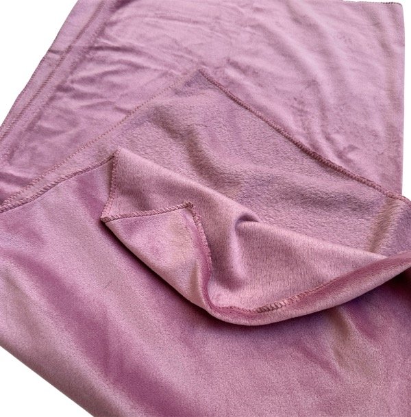 Producto - Manta plush lisa rosa viejo