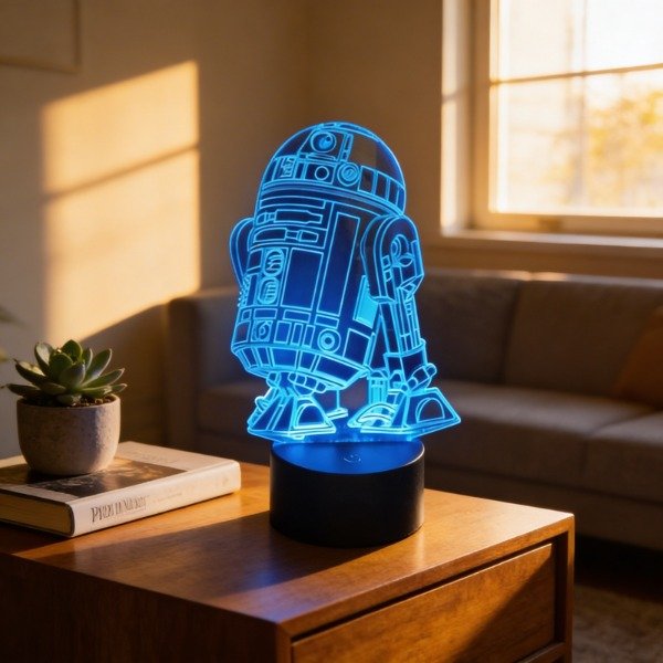 Producto - Velador led 3d Star Wars R2d2