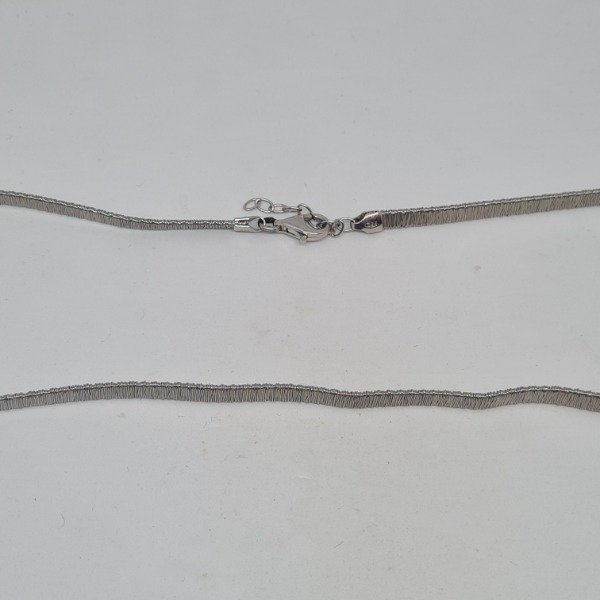 Producto - Cadena plata rodinada x40cm