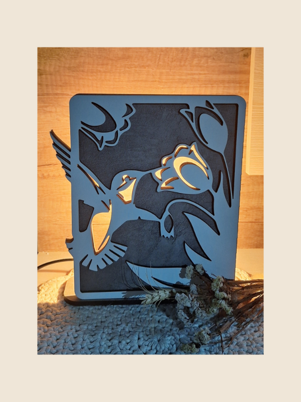 Producto - Lampara MDF "Colibri"