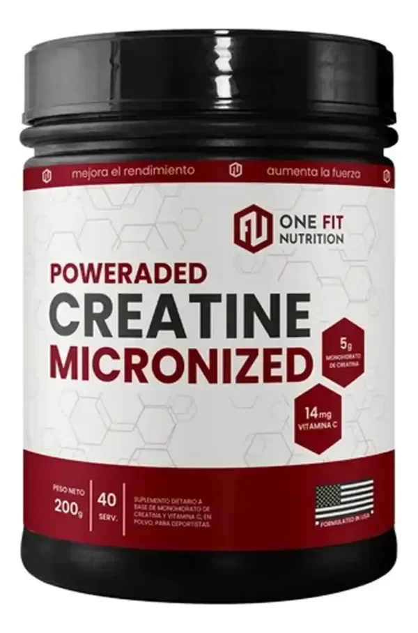 Producto - ONE FIT NUTRITION - Creatina Monohidrato Micronizada 200gr/40serv. - 0