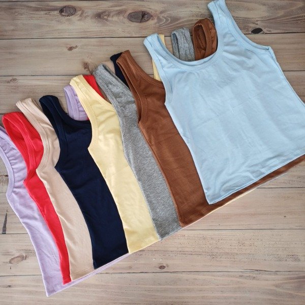 Producto - 601 - MUSCULOSA BASICA MODAL