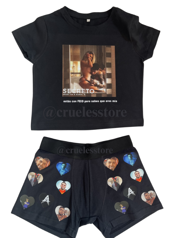 Producto - CONJUNTO BABY TEE Y BOXER BRC - 0