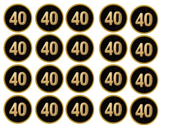 Producto - LAMINA 40 AÑOS 1