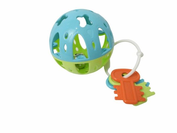 Producto - SET SONAJERO PELOTA CON CASCABEL Y LLAVES MORDILLO