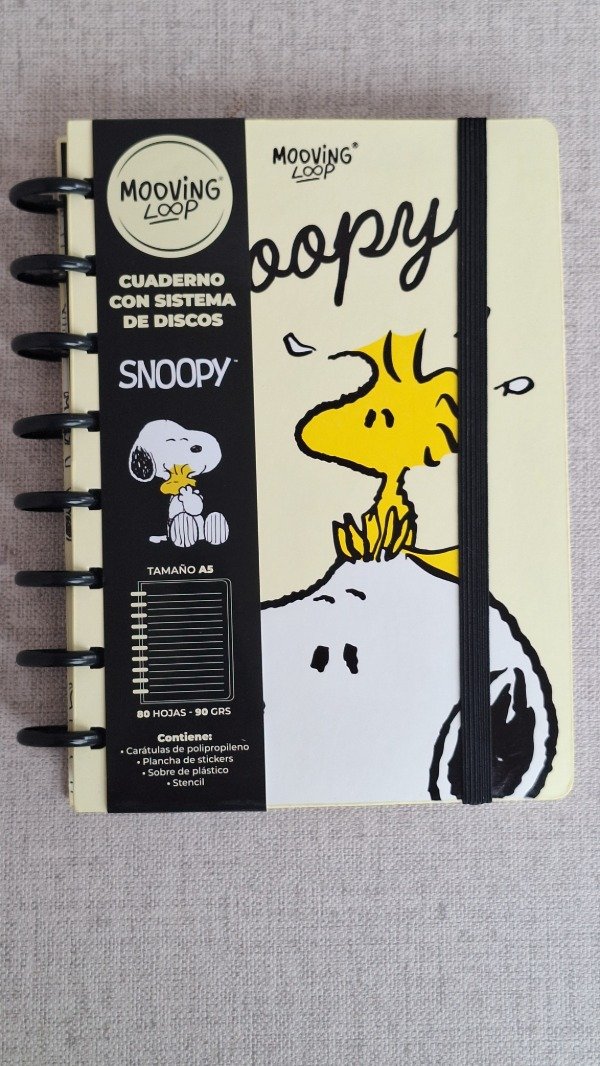 Producto - Cuaderno Snoopy con sistema discos - 0