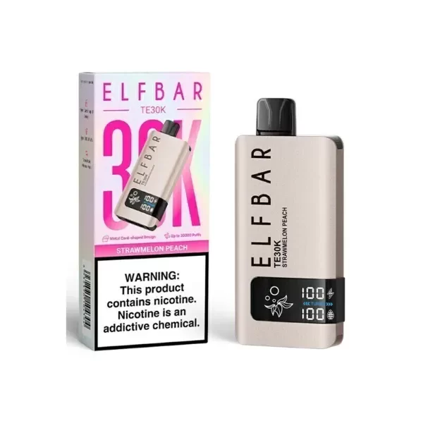 Producto - ELFBAR TE POD 30 MIL PUFSS ( STRAWMELON PEACH)
