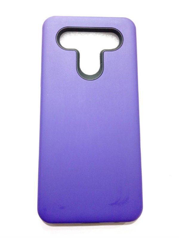 Producto - Funda Violeta rígida de alto impacto para LG K51s
