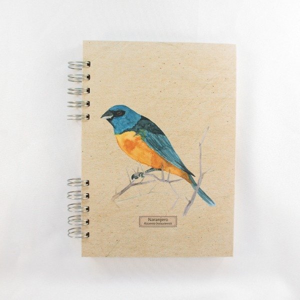 Producto - Cuaderno Anillado A5 Naranjero