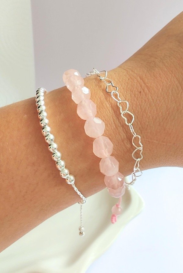 Producto - PULSERA CUARZO ROSA
